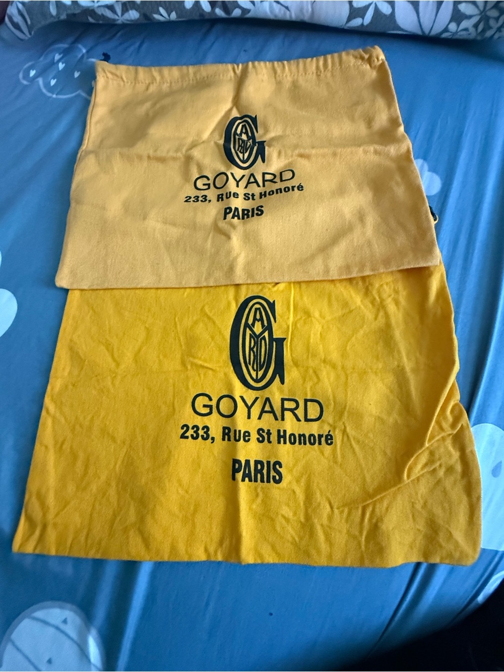 Goyard dust bags